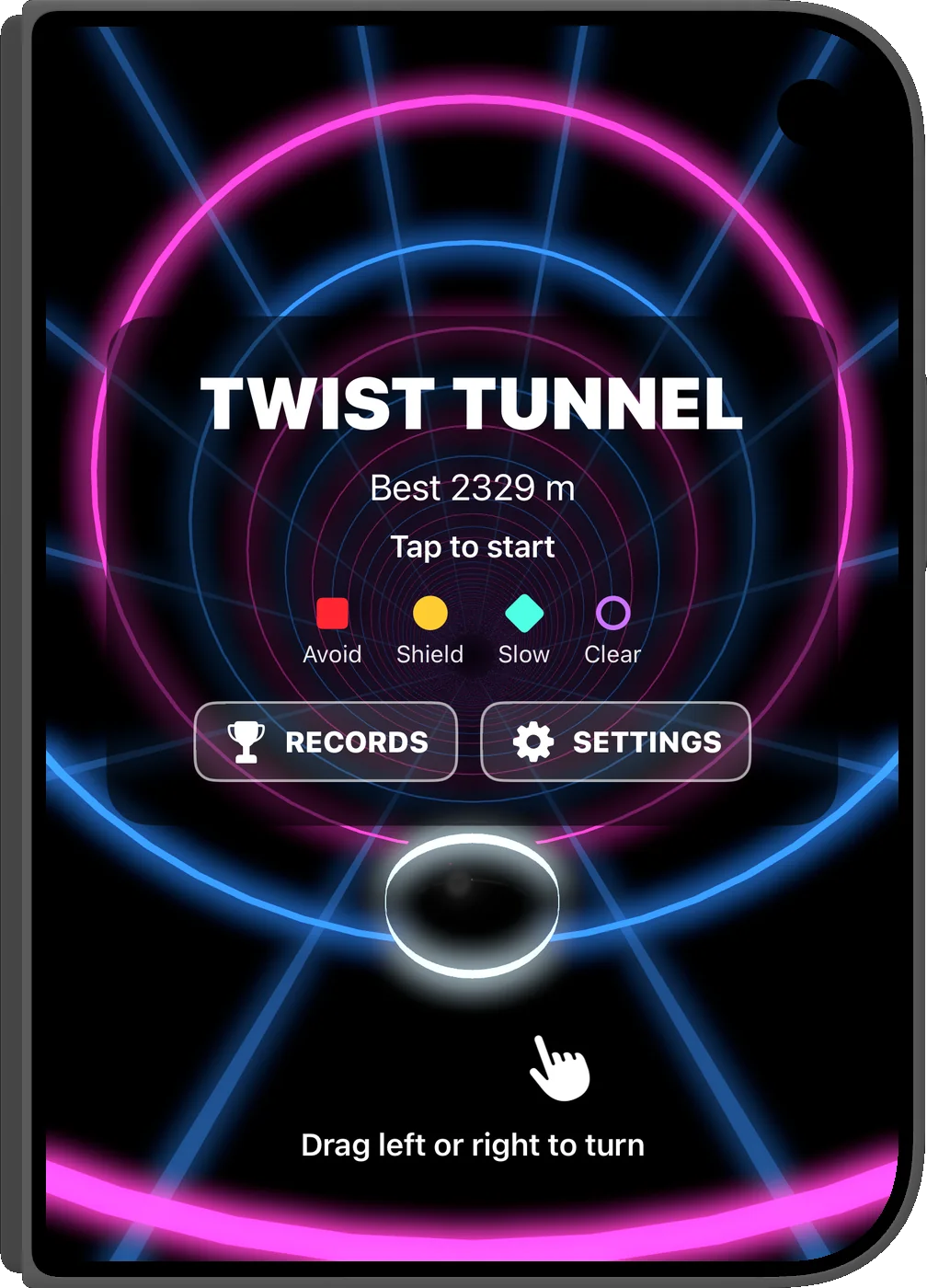 The start screen on the folded iPhone Duo